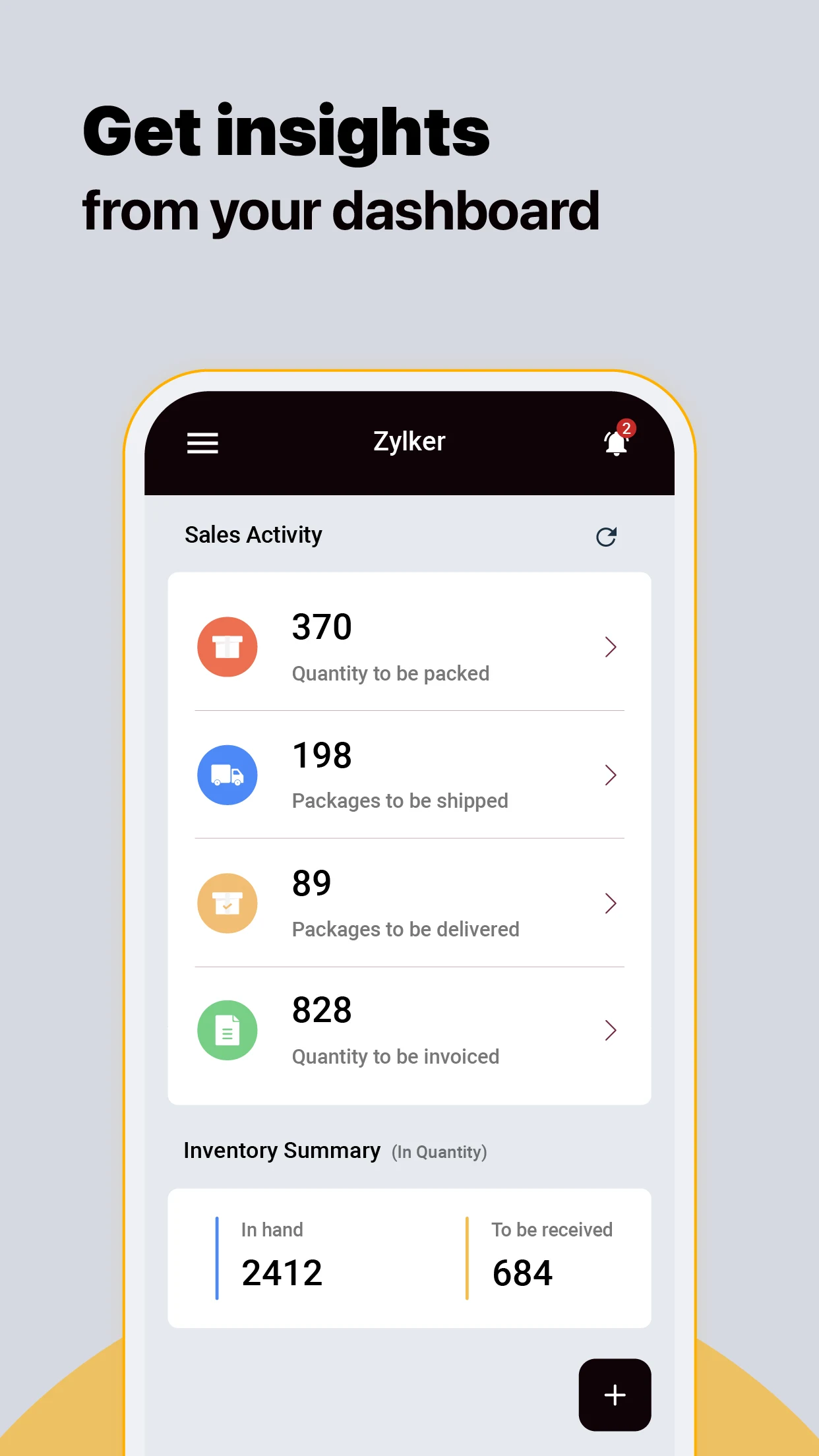 Inventory Management App -Zoho screenshot