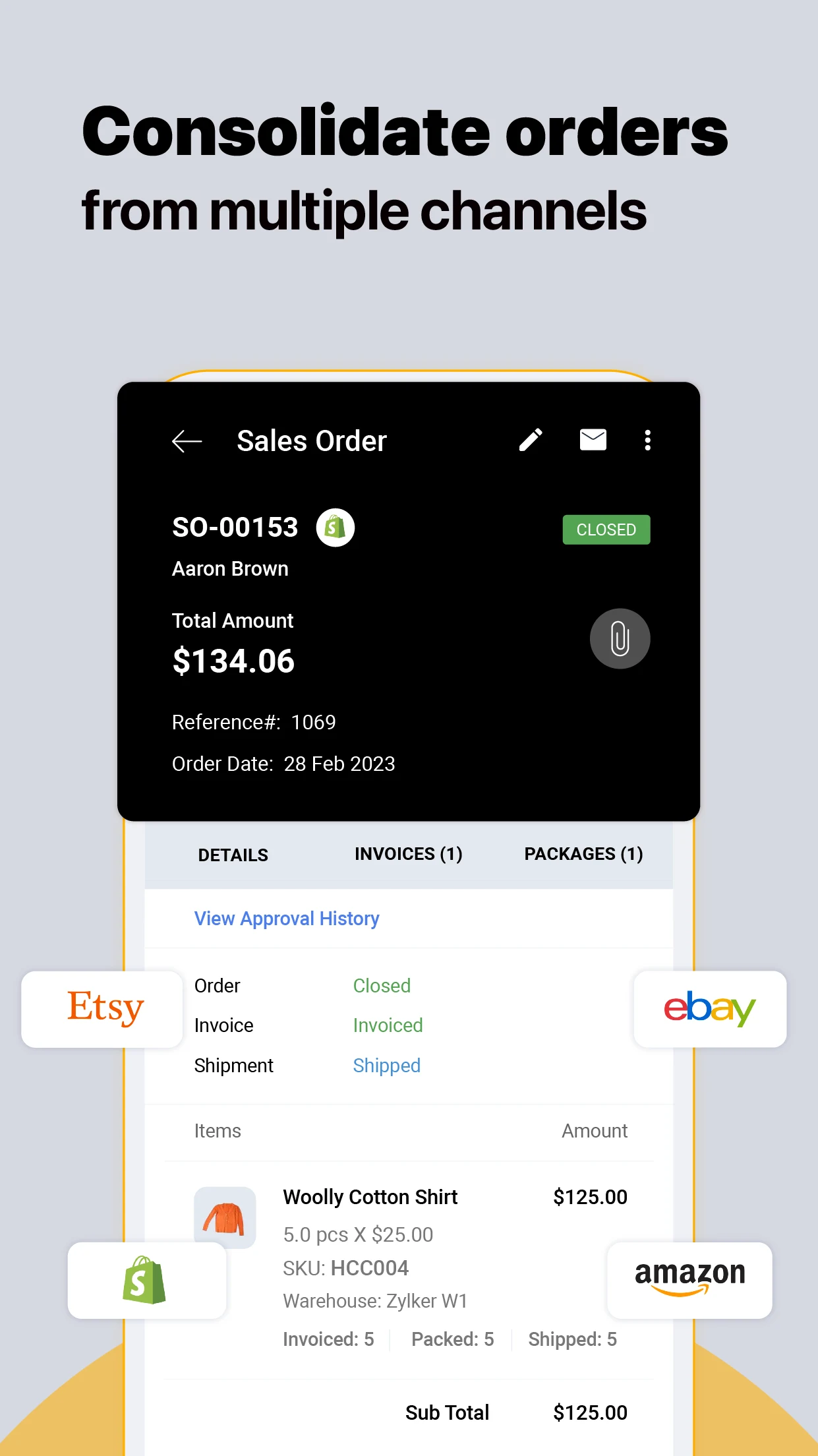 Inventory Management App -Zoho screenshot